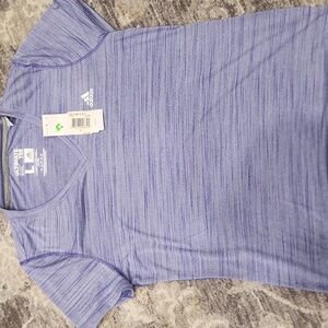 Adidas Ultimate Tee V-Neck Purple Womens Nwt